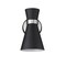 Z-Lite Soriano 1 Light Wall Sconce, Matte Black 728-1S-MB-BN - alternate 6